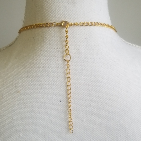Gold Bodychain Necklace - Picture 3 of 4